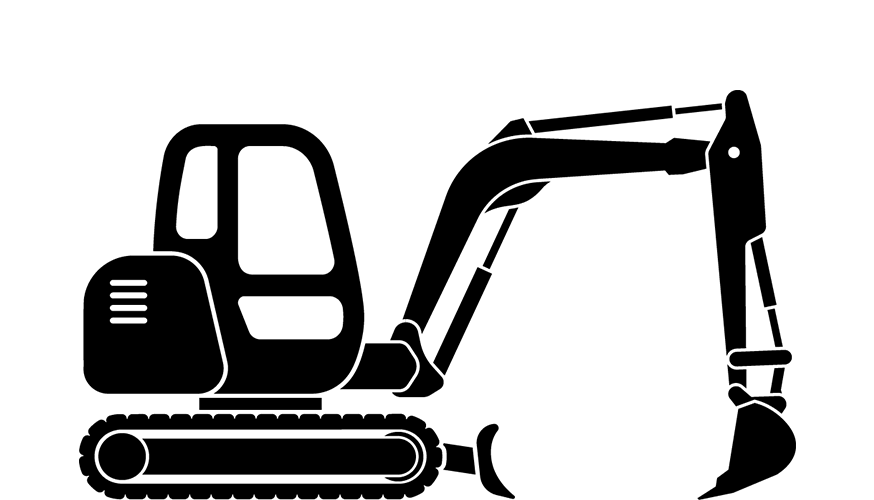 Mini Excavator Icon